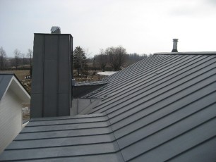 Roof and chimney cladding